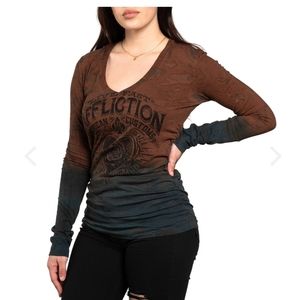 Affliction shirt XL